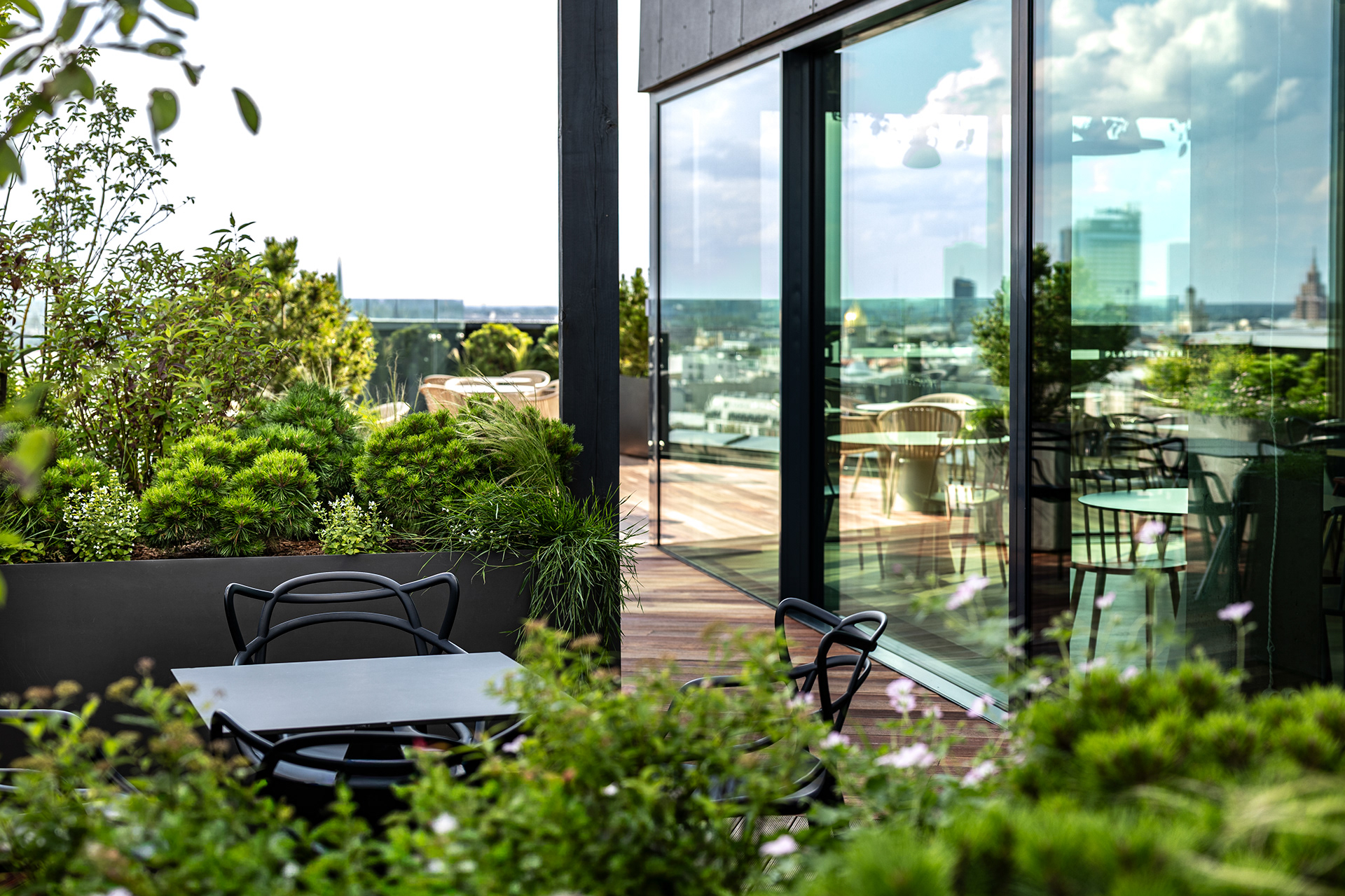 PRIVATE RESTAURANT TERRACE "Place 11" GARDEN DESIGN.-8