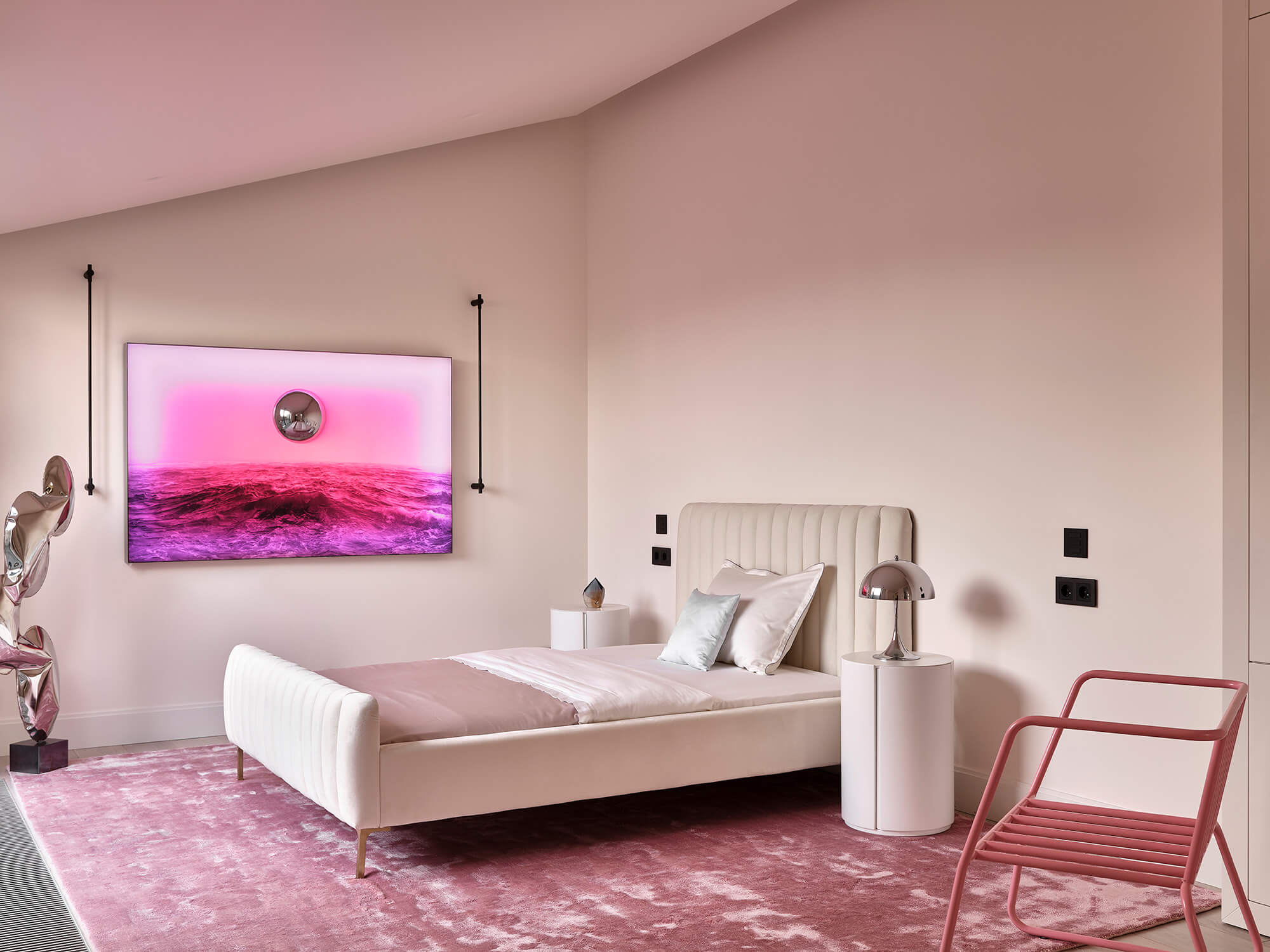 莫斯科色彩鲜艳的现代公寓丨俄罗斯莫斯科丨Well Done Interiors-85