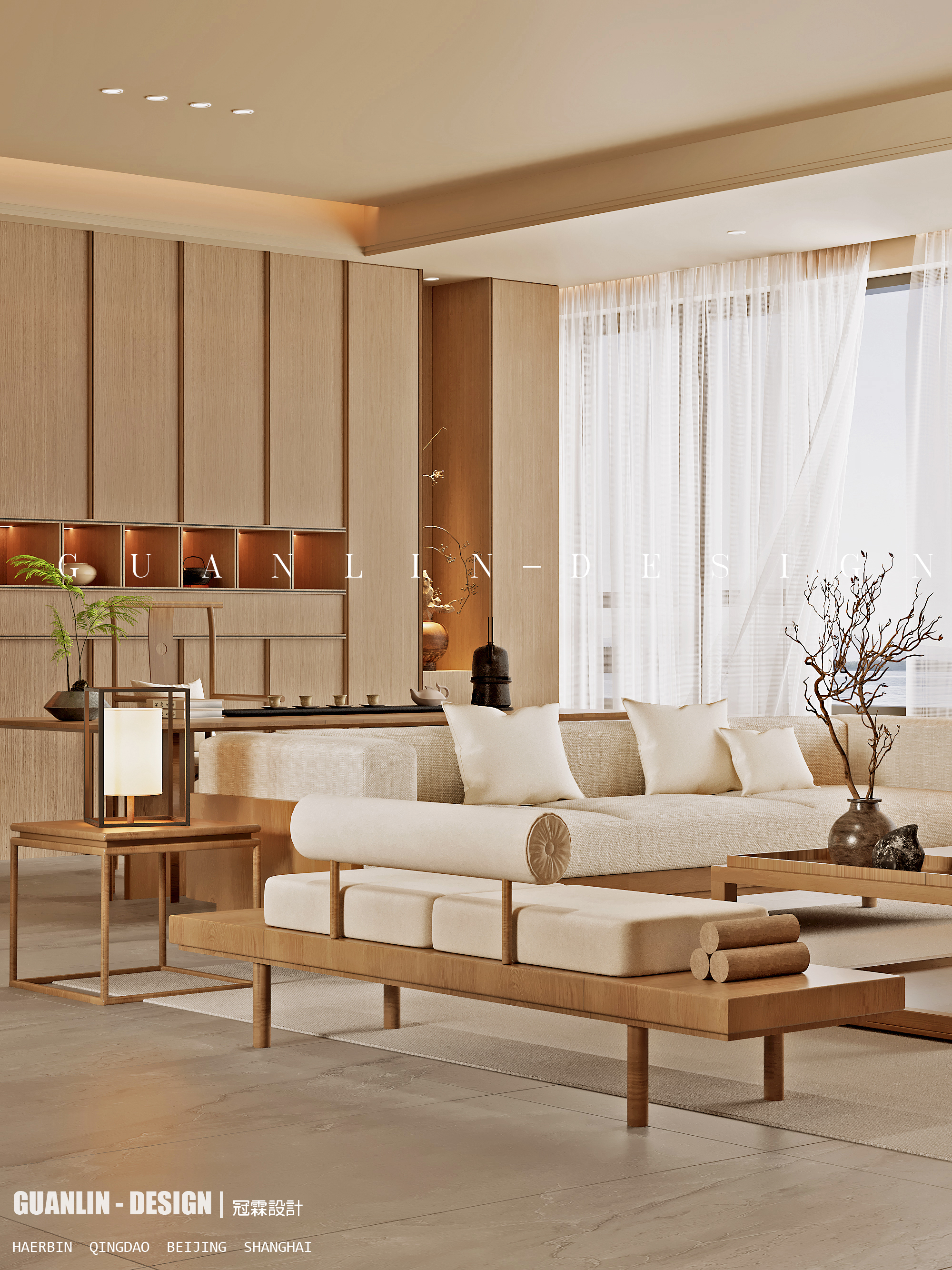 宋式美学 中式的浪漫 文人的气息丨中国青岛丨冠霖設計-32