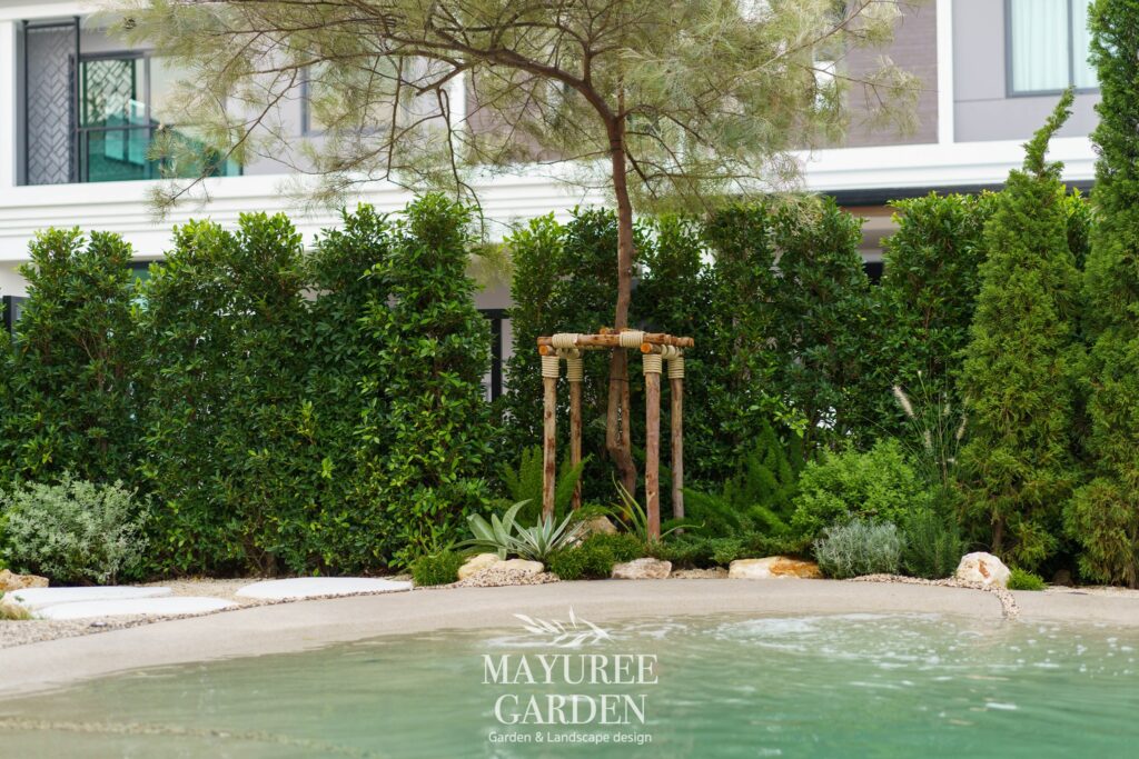 营造海滩氛围的家庭花园设计丨Mayuree Garden-23