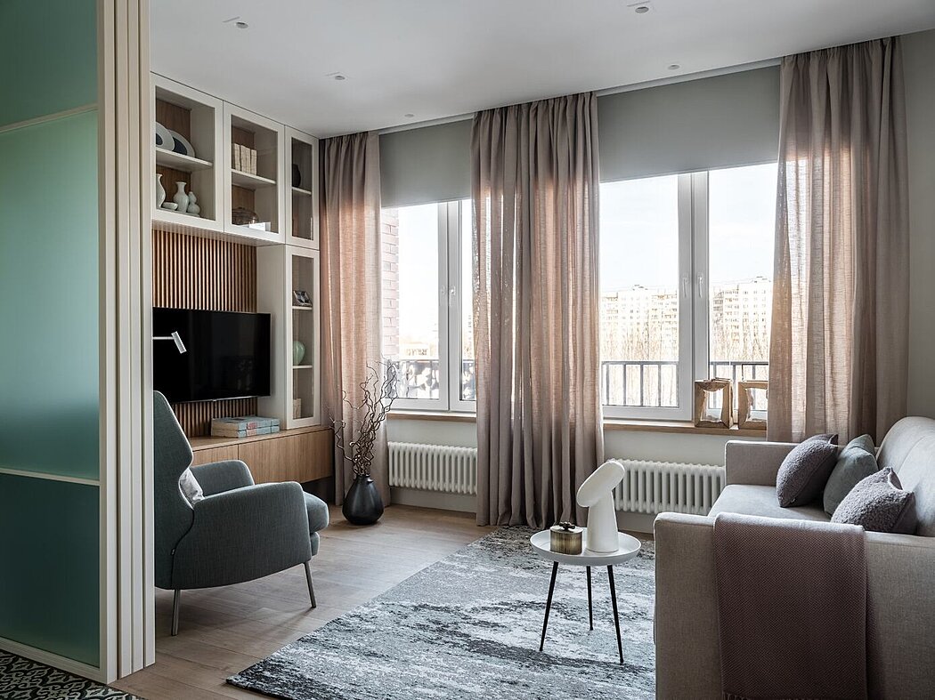 莫斯科公寓丨俄罗斯莫斯科丨Tatiana Kazantseva-1