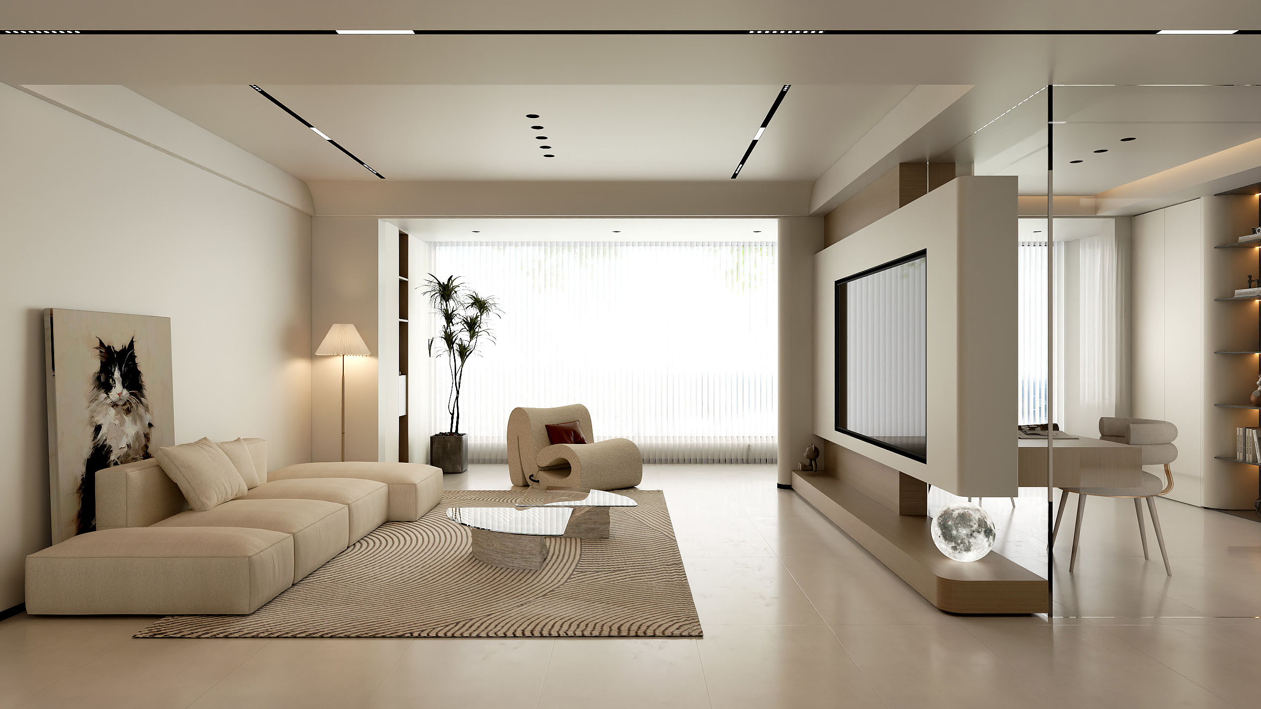 150㎡现代住宅-0