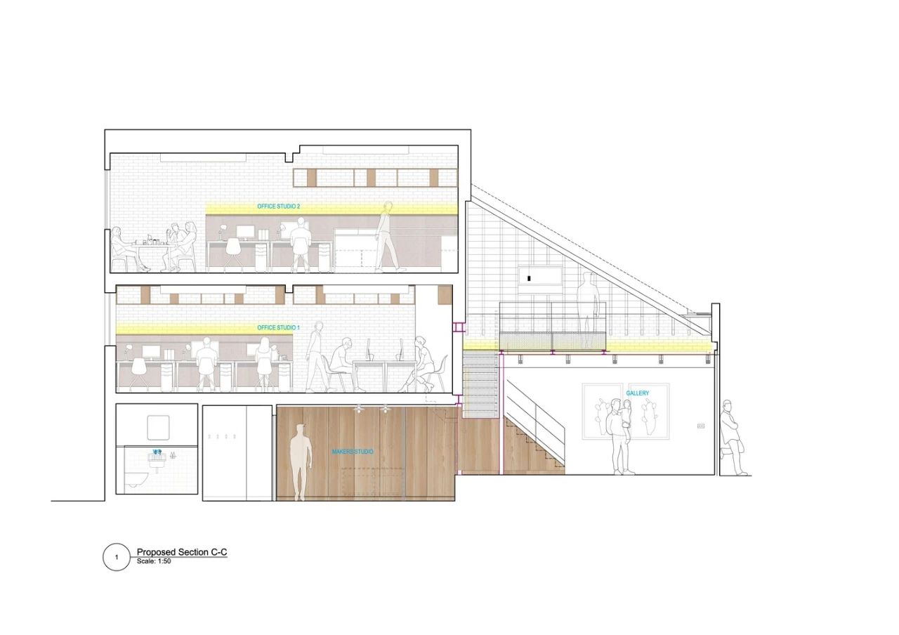 伦敦创意社区梦幻工作空间丨英国伦敦丨Trellik Design Studio-28