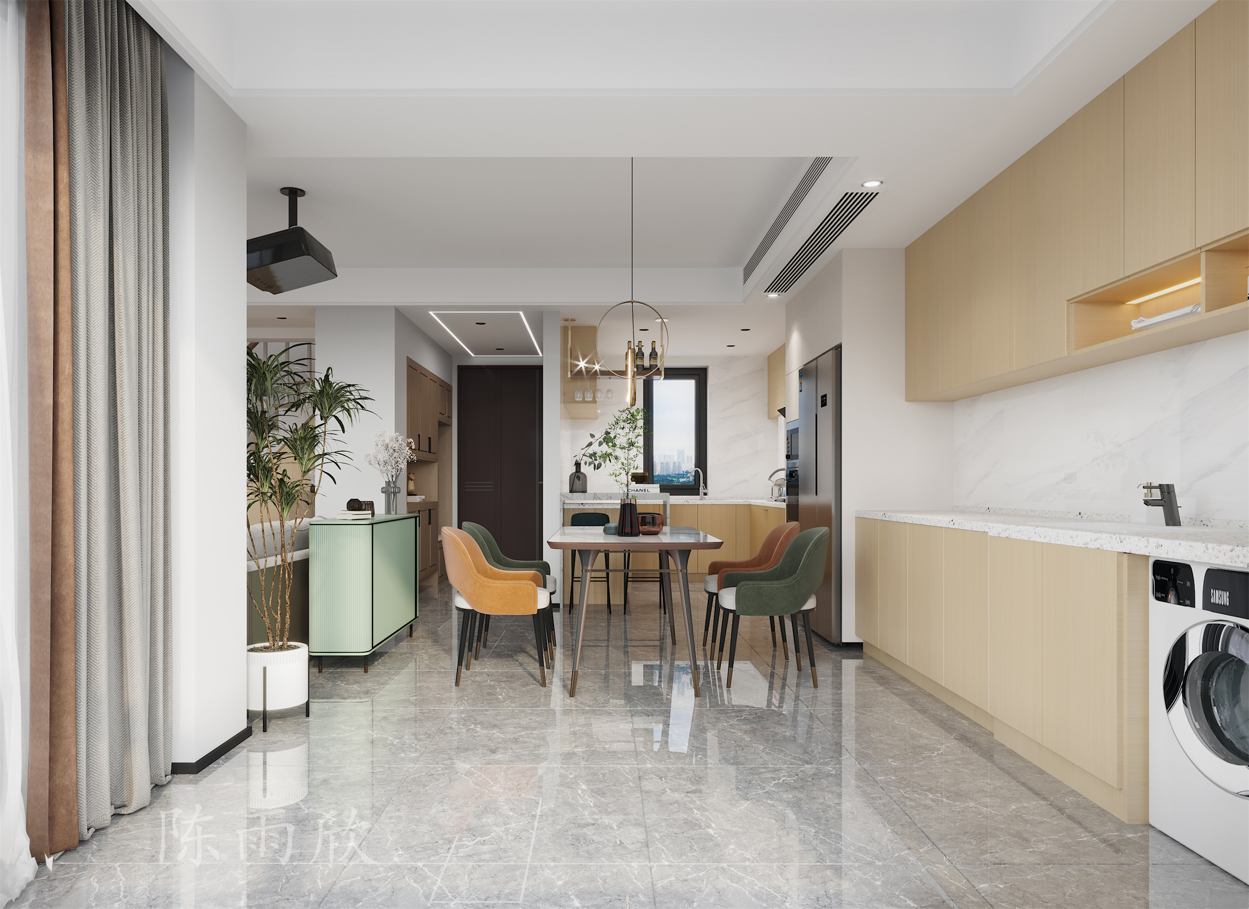 现代时尚大方的居家空间设计-5