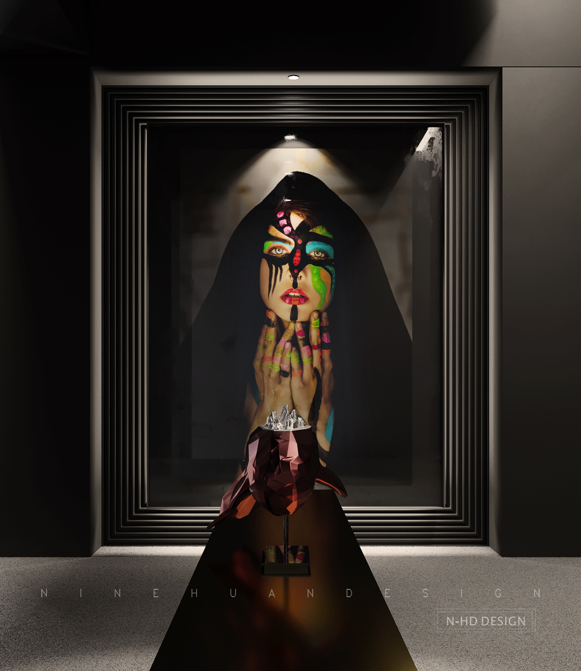 马来首家高端艺术品展厅 | 融合多元风格的极简艺术空间-19