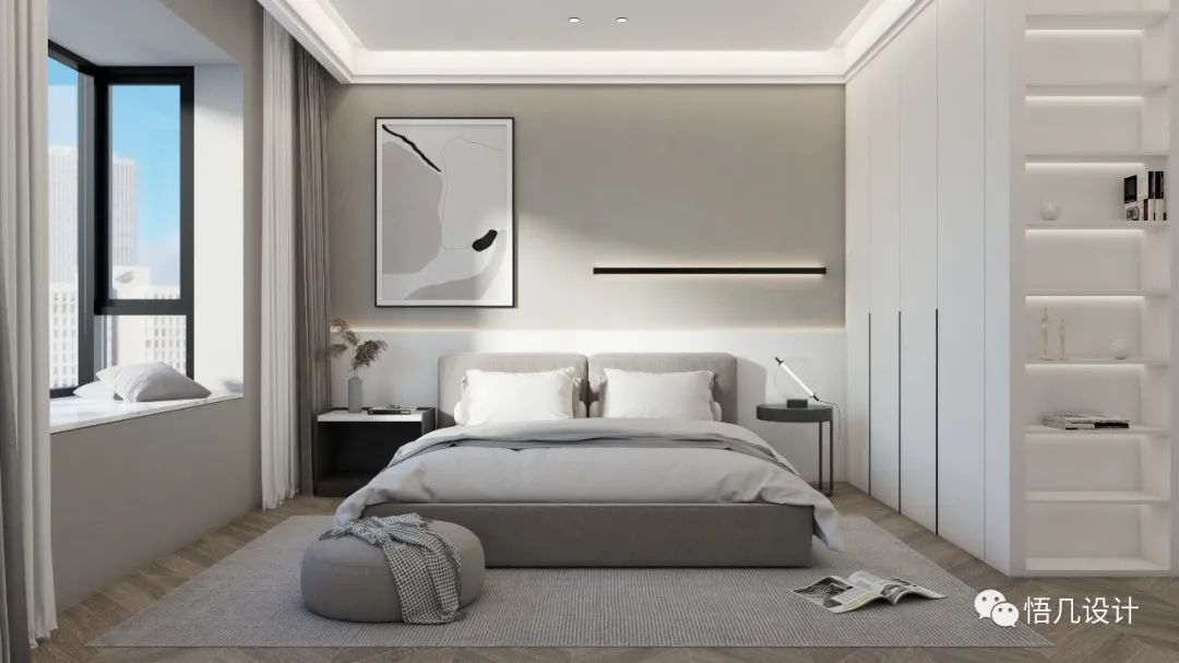 武汉 300 平一居室,原木日式风格演绎舒适生活-23