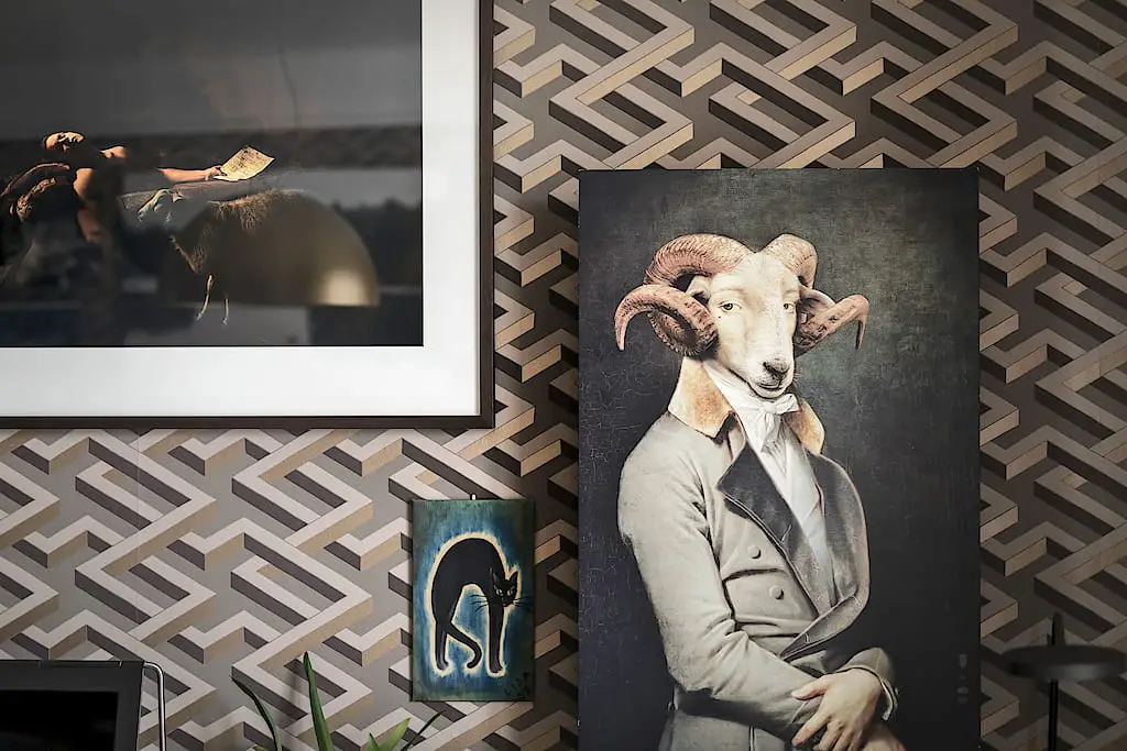 独特图形墙纸打造非凡空间-7