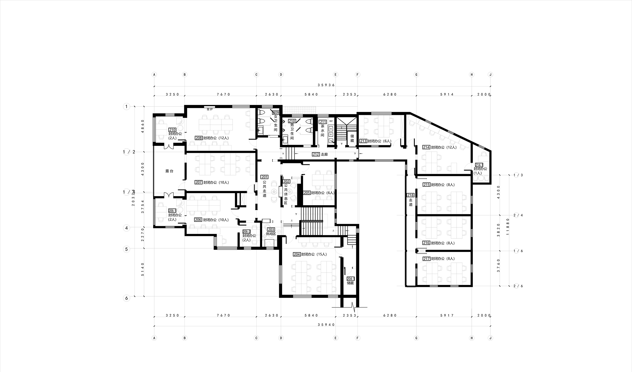创邑Space愚园路空间改造-41