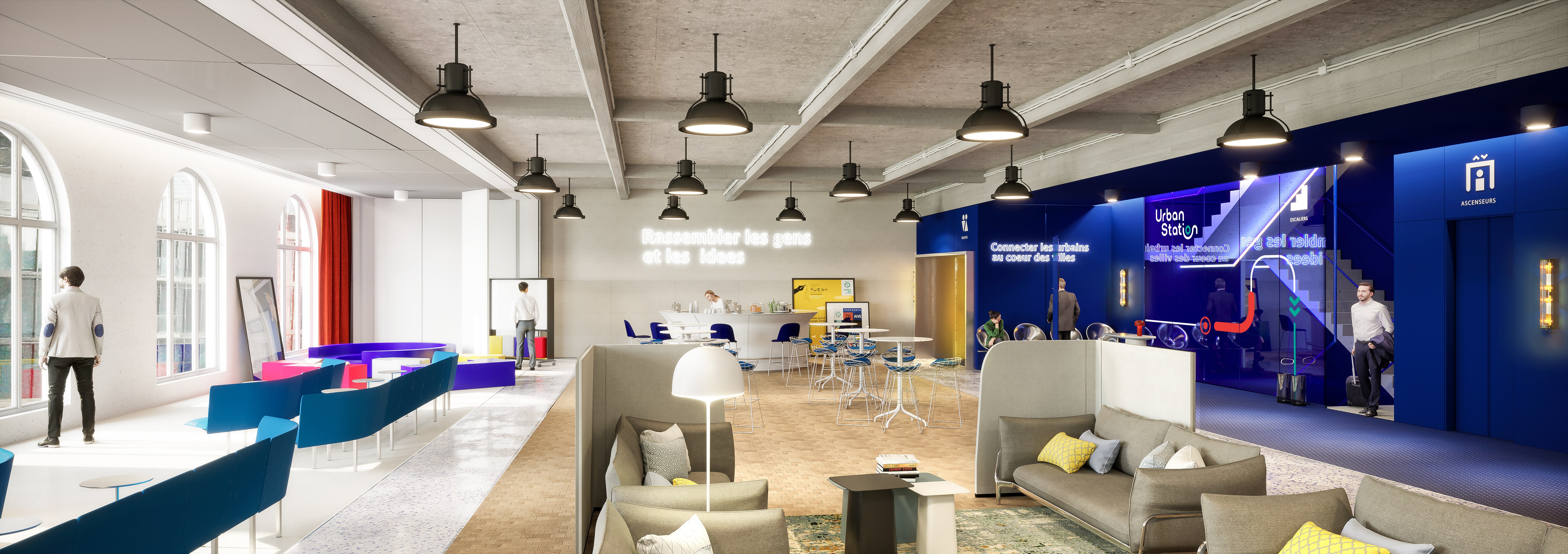 巴黎大众运输公司房地产 城市车站丨法国巴黎丨Yellow Window,4uatre-35