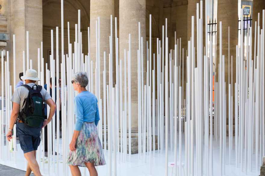 “白柱森林”,情感体验装置 / ØNA Architecture-11