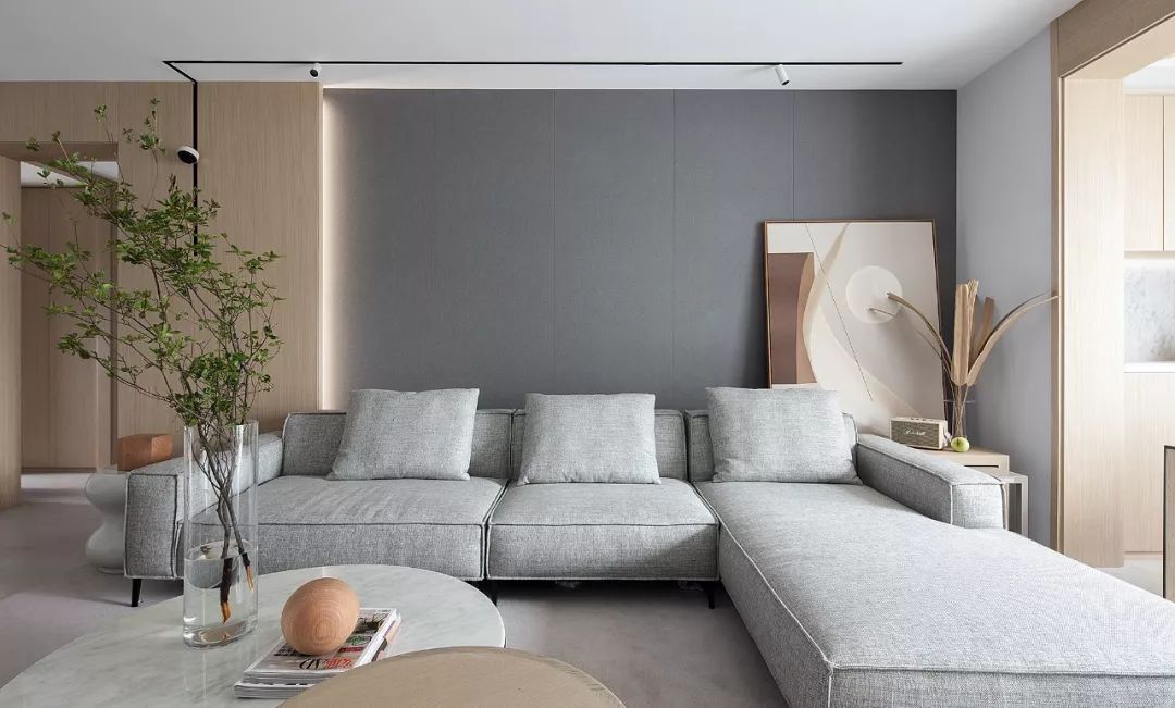 145㎡清新原木公寓，几何线条打造通透空间-30