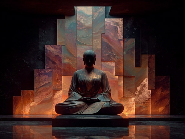 AI 共创公寓及瑜伽冥想工作室室内设计丨Oksana Iulova-11