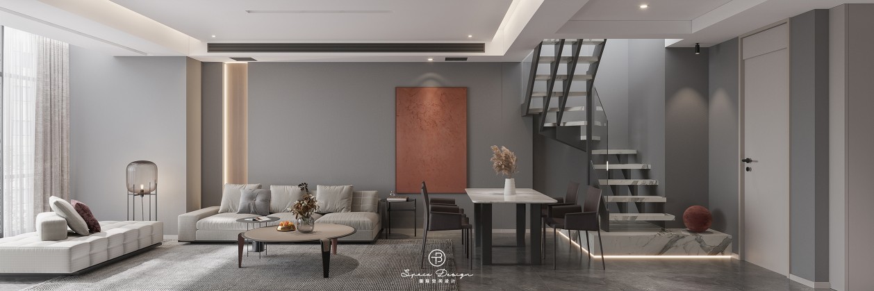 温润舒适的现代简约空间丨中国通州丨T·B 国际空间设计-8