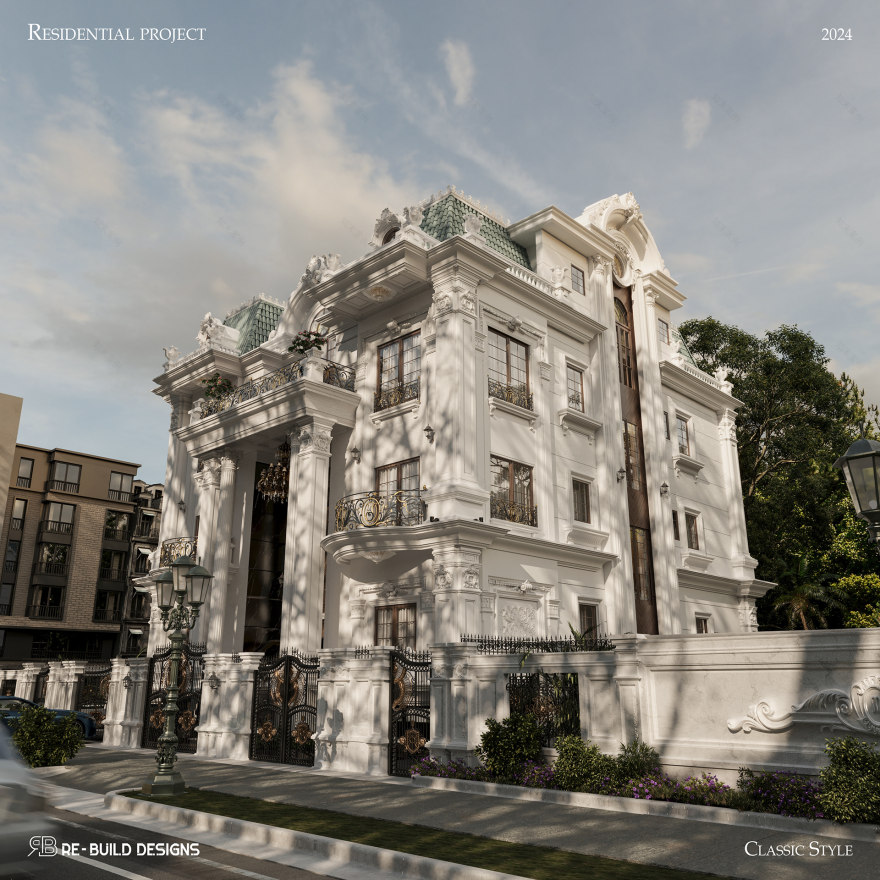 经典别墅外观设计丨埃及丨Re Build Designs-21