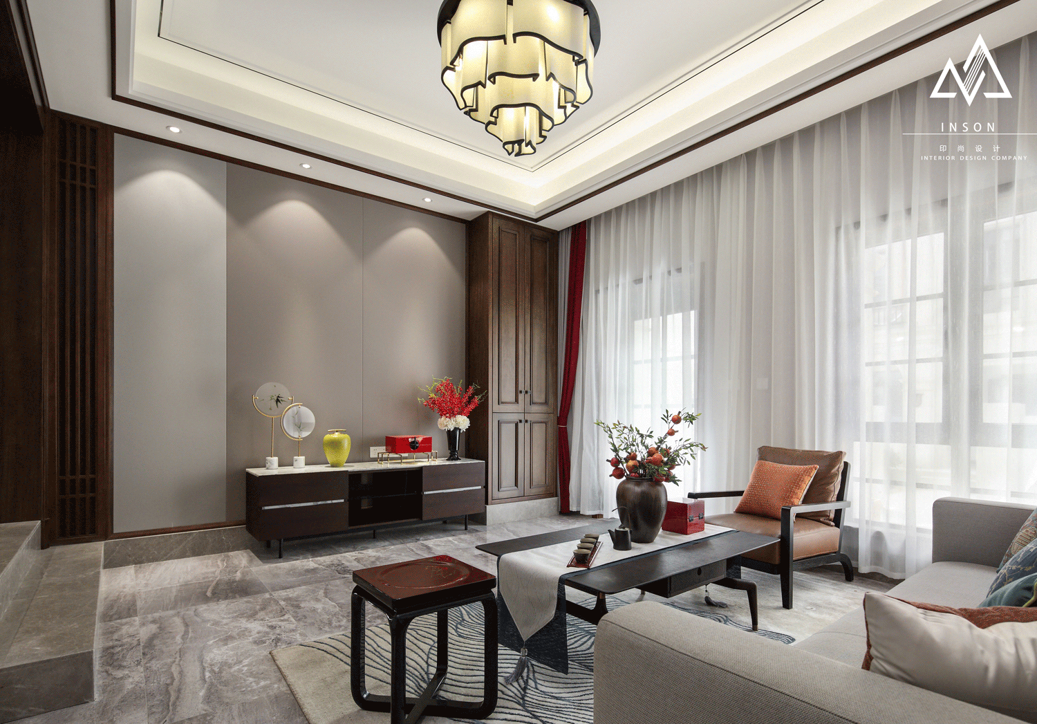 徐州印尚设计-300㎡中式别墅【秋日偶得】-28