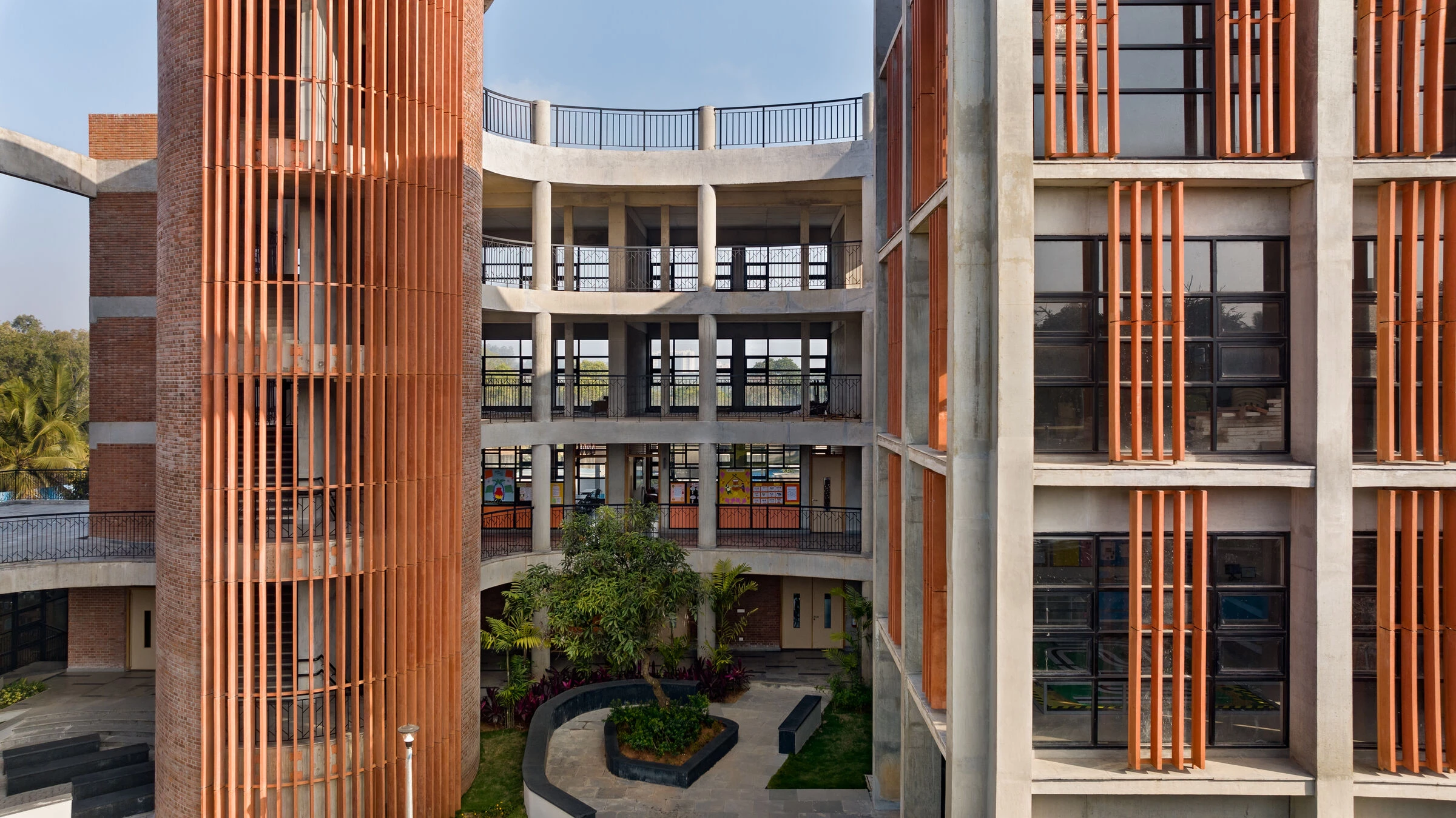 Euro School Bannerghatta 学校丨印度班加罗尔丨Vijay Gupta Architects-51