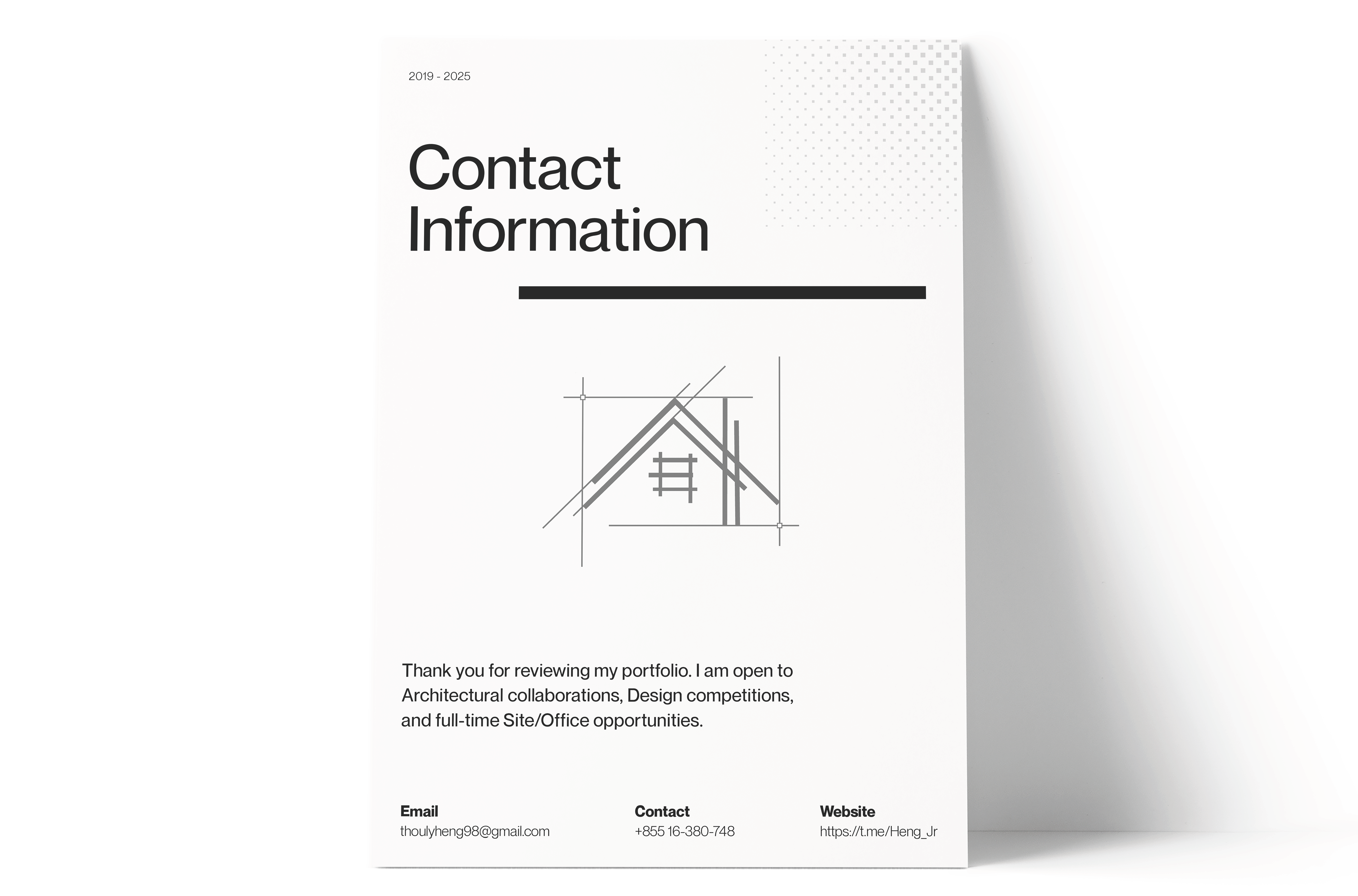 ARCHITECTURAL PORTFOLIO | 2019-2025-15