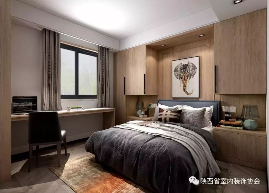 咸阳秦雅苑 | 梵高式黄色家居,温馨而活力-27