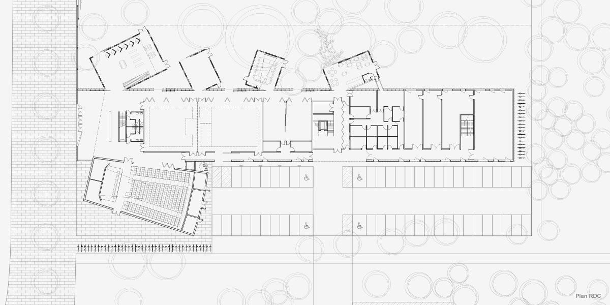 Agence Aquitaine Cap Métiers建筑项目丨法国丨CoCo architecture等-2
