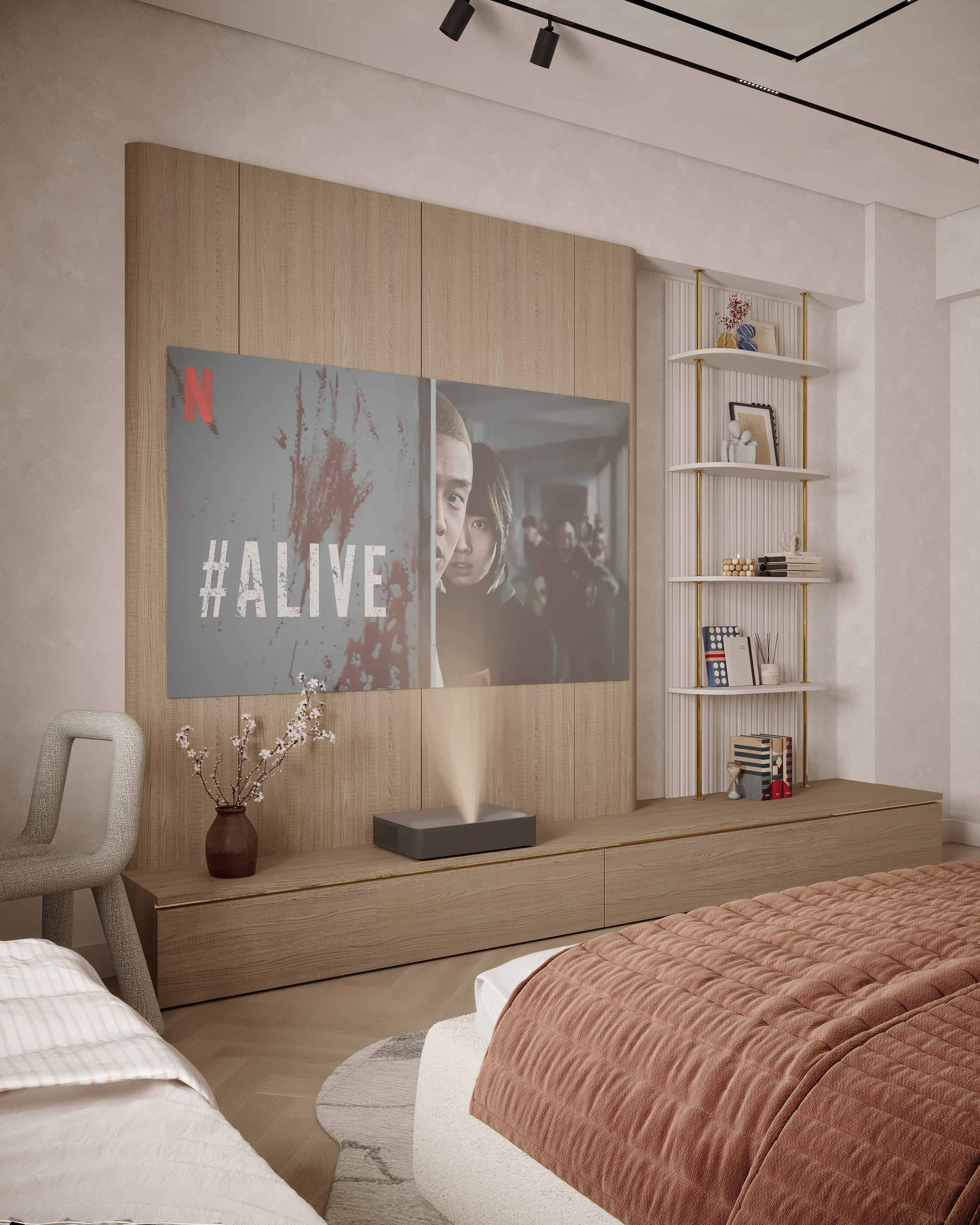 女孩卧室设计丨埃及开罗丨Amina El  kholy,Ahmed Saleh Designs-11