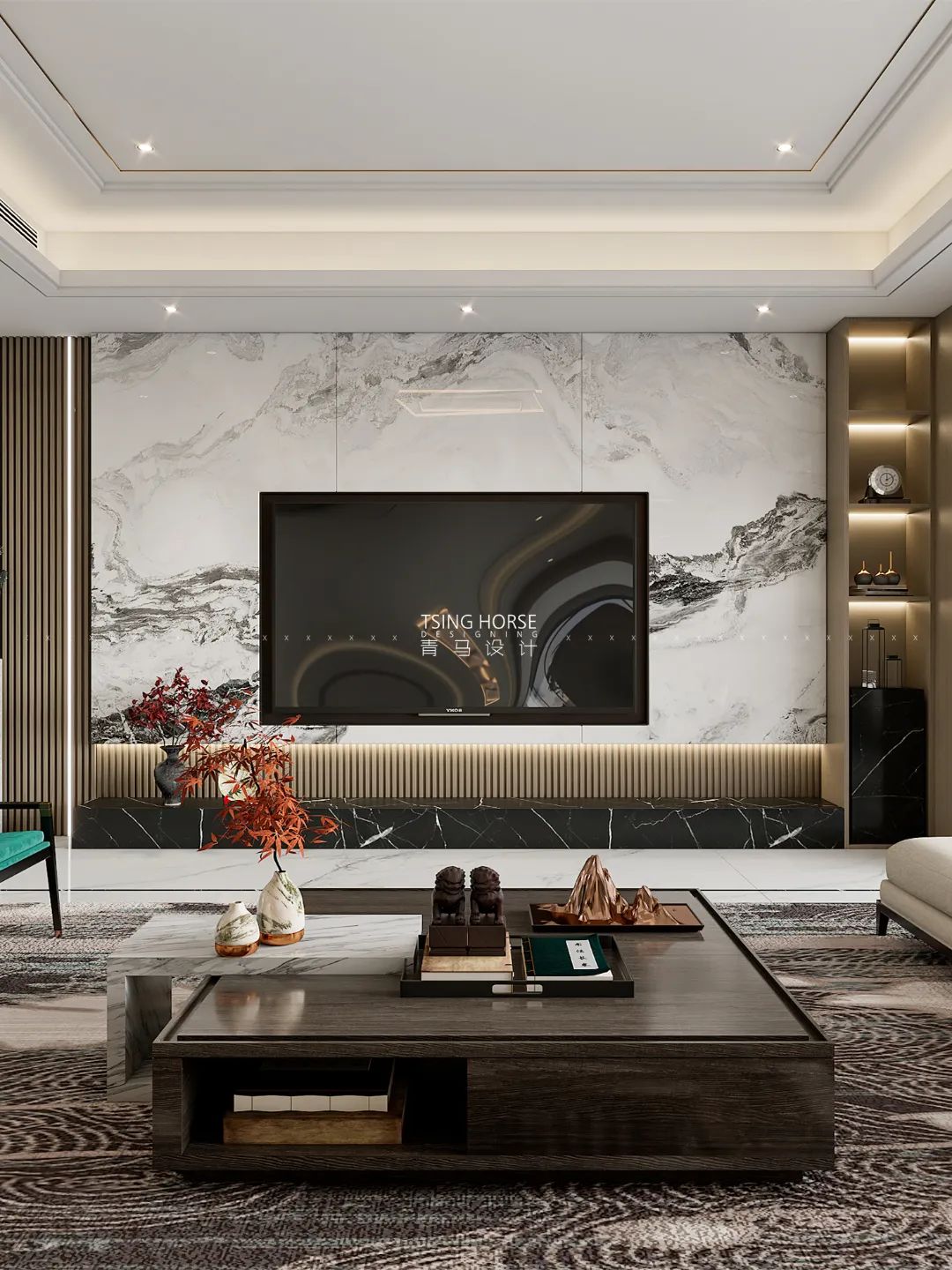 曲江大城君尚府新中式设计丨中国西安丨苏怡人设计团队-8