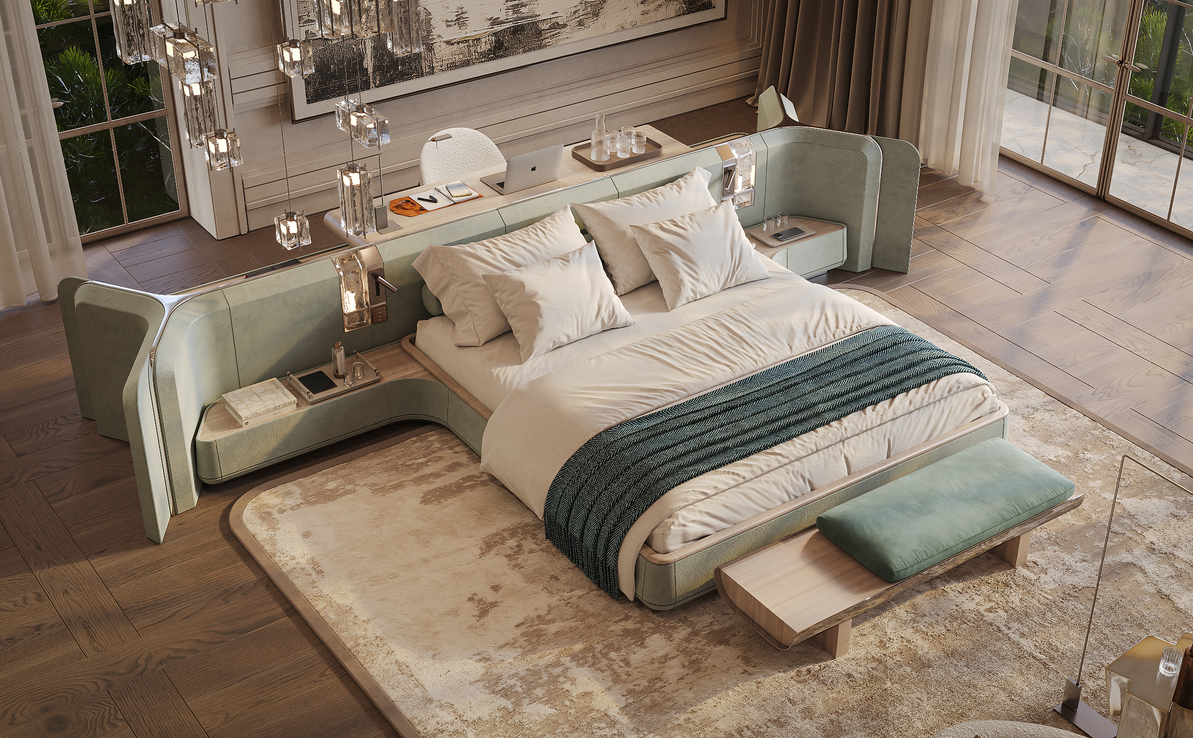 巴黎回声报 主卧室丨法国巴黎-23