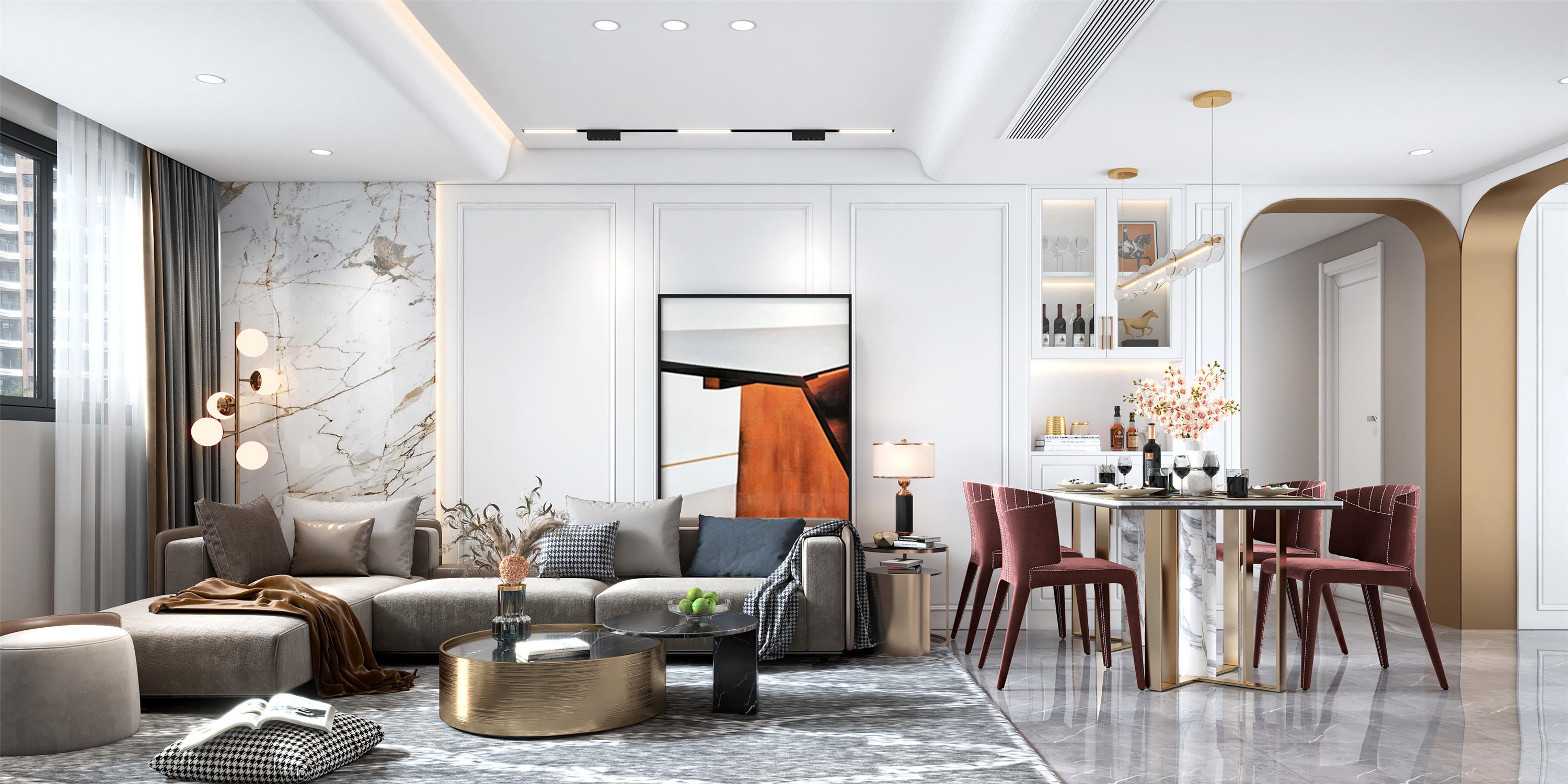 知名设计师打造上海顶级公寓，现代简约风范展露无遗-2