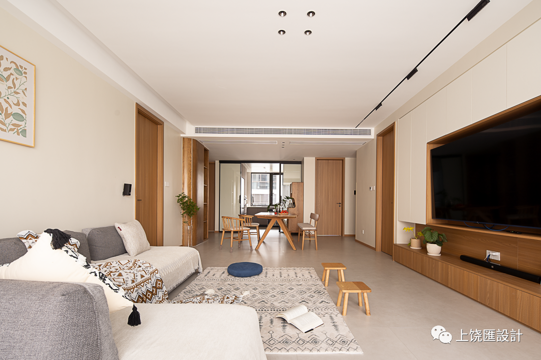 滨江棕榈·公园壹号原木极简设计丨红石空间设计-20