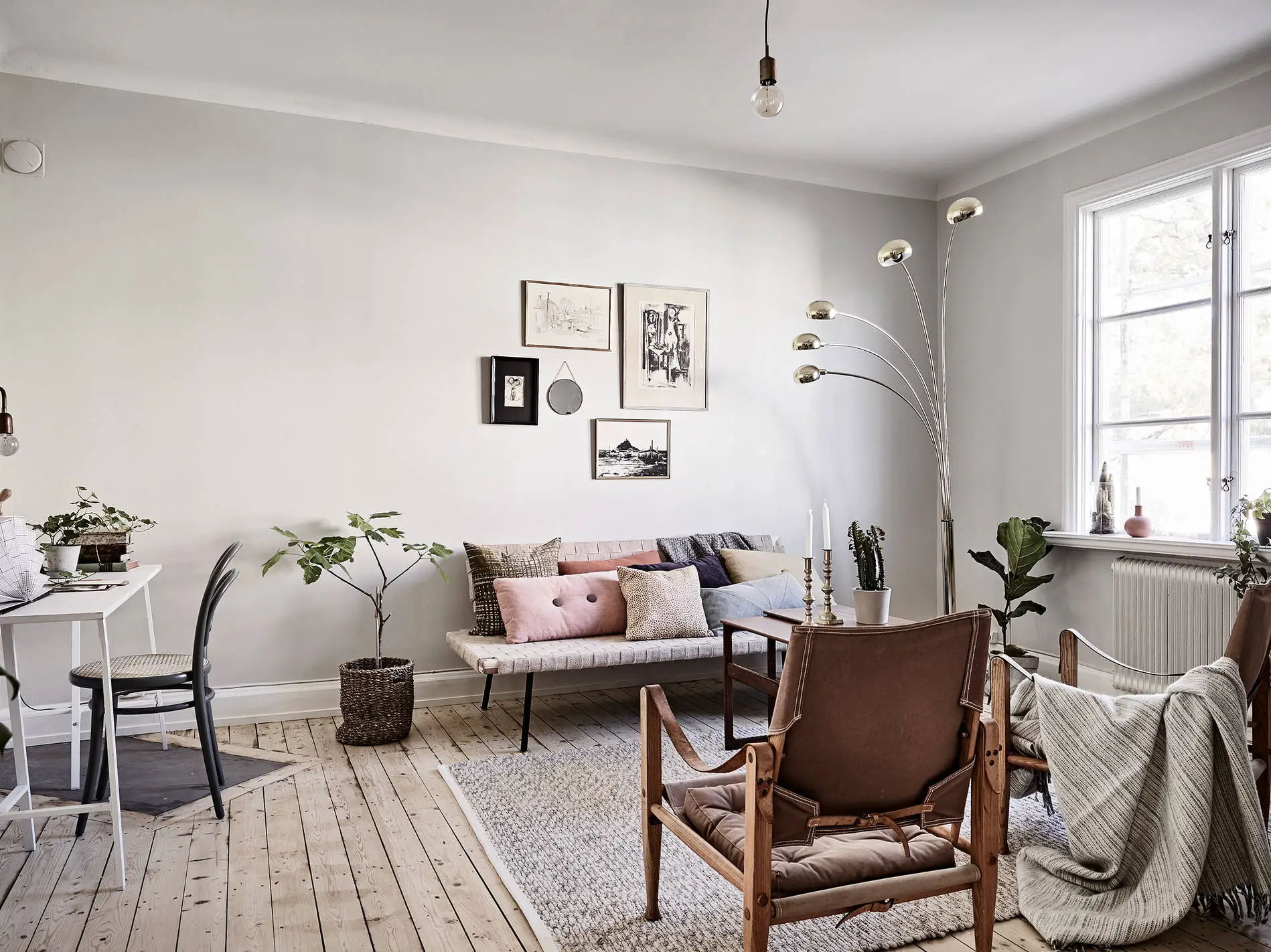 双面斯堪的纳维亚 | 65 平米与 58 平米两居室设计-2