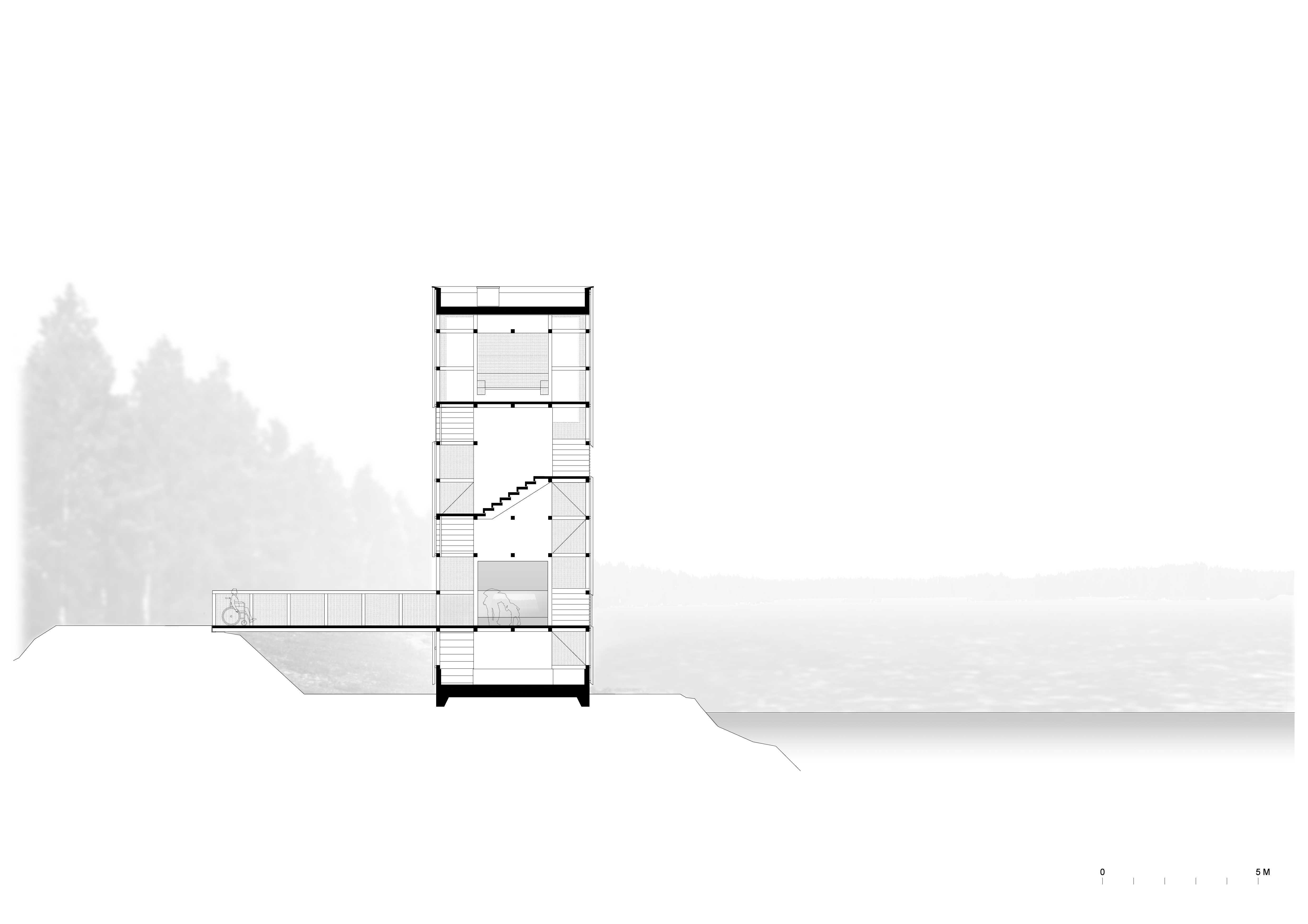 芬兰 Sein joki 市潜望镜塔——木构观景新地标-56