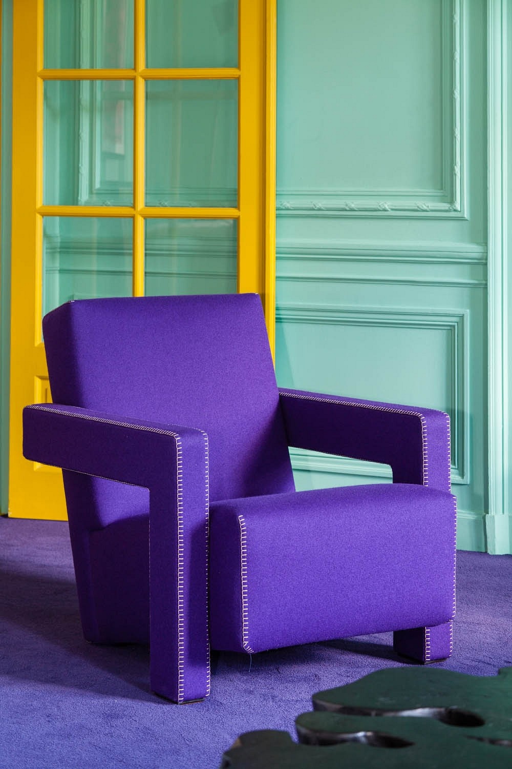 色彩主义设计师 Géraldine Prieur 奥斯曼风格的家丨法国巴黎丨法国色彩主义设计师兼家具设计师 Geraldine Prieur-6