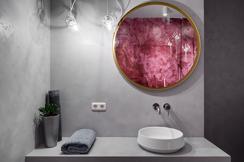 乌克兰时尚租赁住宅，隐藏式床设计独特-20