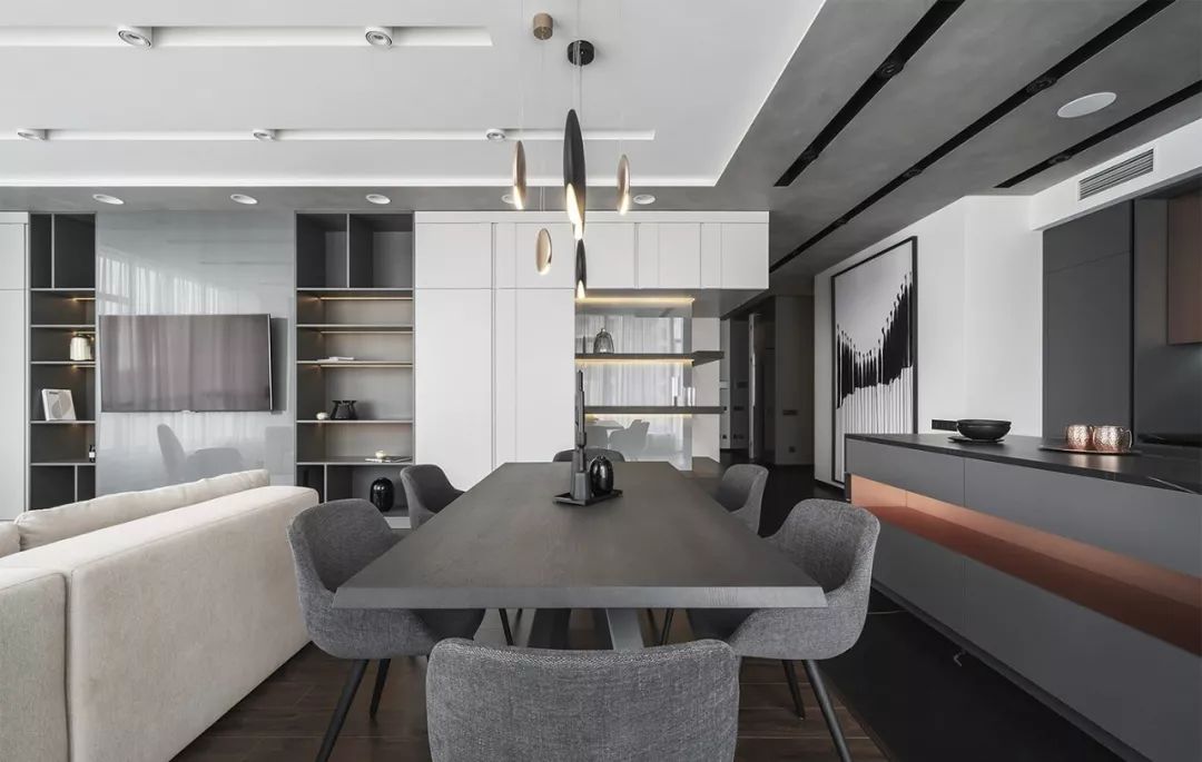 经典高级灰设计，金属和石材的完美搭配  IQOSA Architect-17