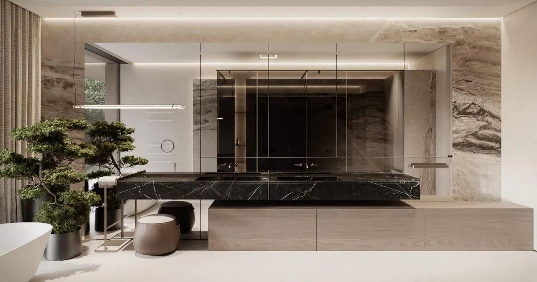 国际软装趋势--900㎡大别墅，豪宅专属永恒大地色-29