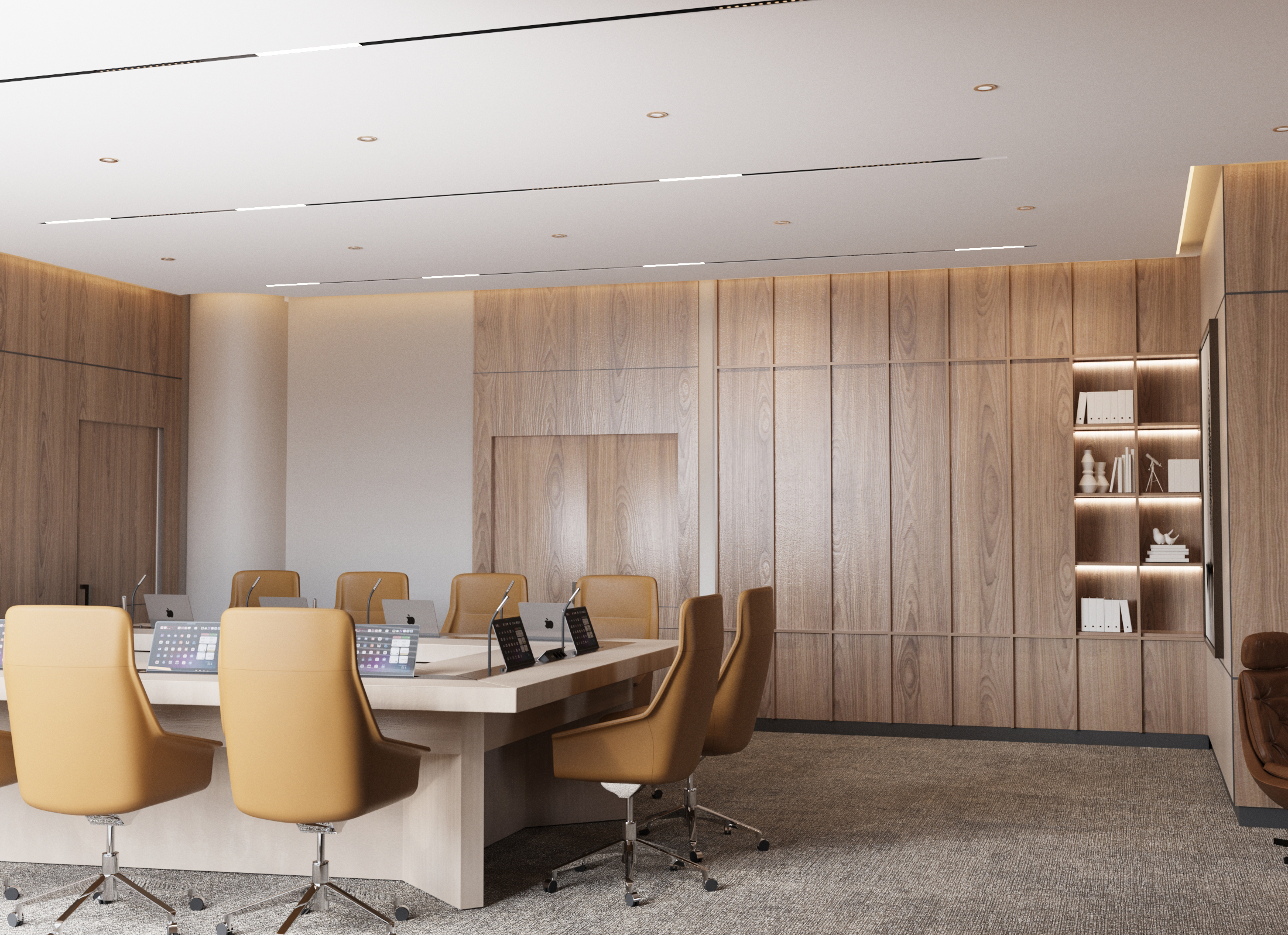 正式会议室室内设计丨沙特阿拉伯-9