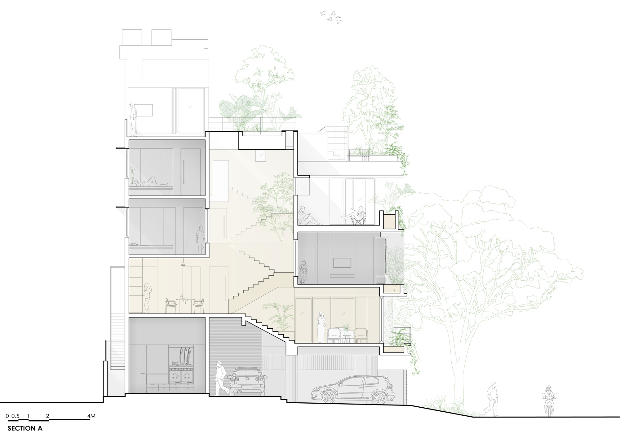 阶梯井屋丨印度班加罗尔丨A Threshold-71