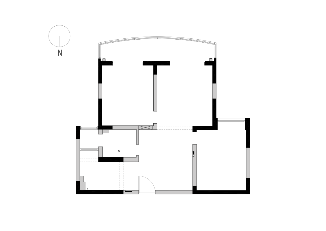 AO DESIGN 概念｜把 106㎡住成 180㎡,一人居全屋皆开放丨中国南京丨凹设计事务所-2