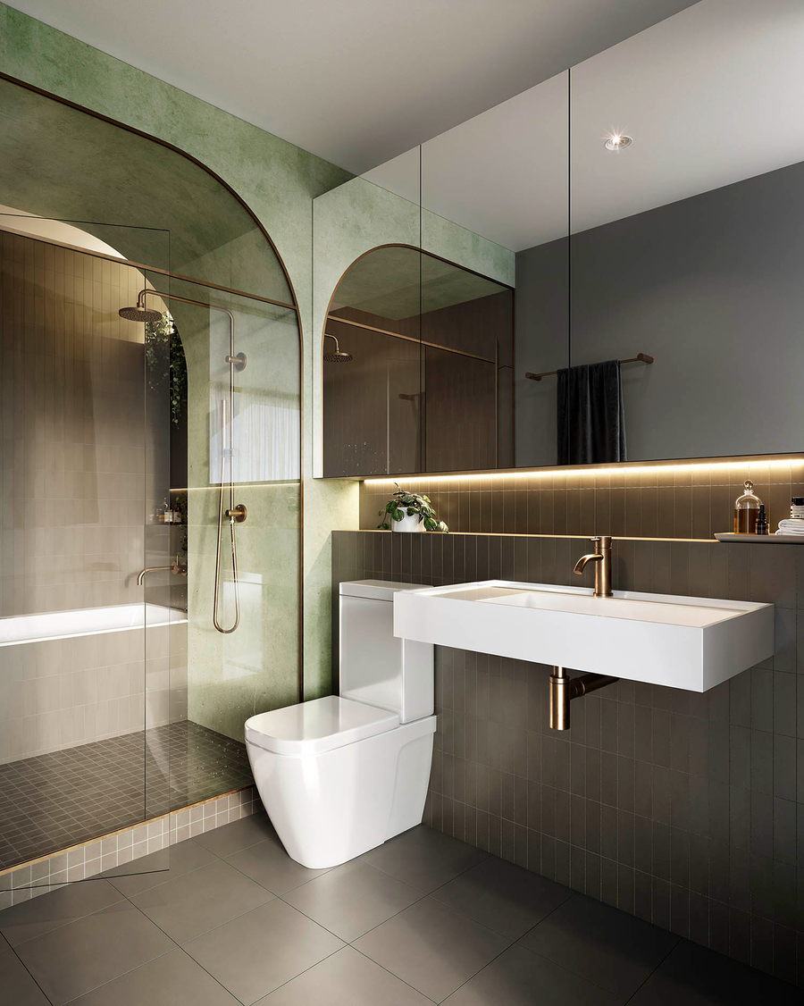 澳大利亚曲线公寓设计，自然融入城市生活-38