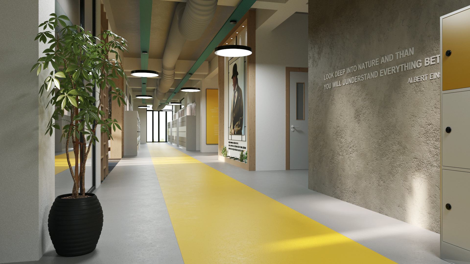 ESKİŞEHİR BİLNET 学校室内概念设计项目-26