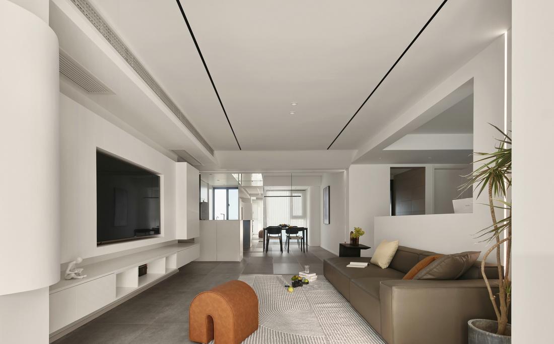 极简风开放式厨餐厅-9