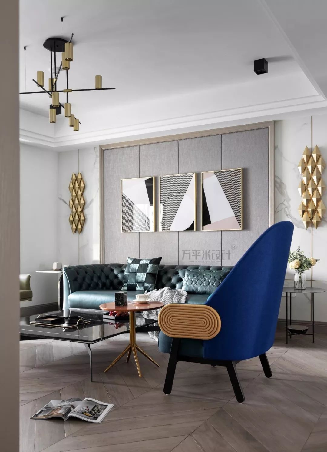 现代轻奢逐梦星尘,方平米设计温暖舒适空间-54