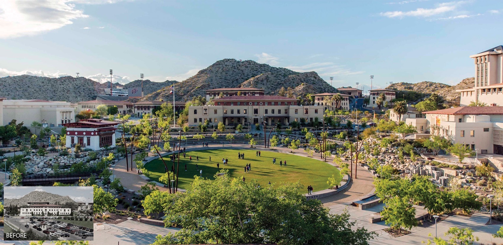 德克萨斯大学埃尔帕索分校改造丨美国埃尔帕索丨Ten Eyck Landscape Architects,Inc-19