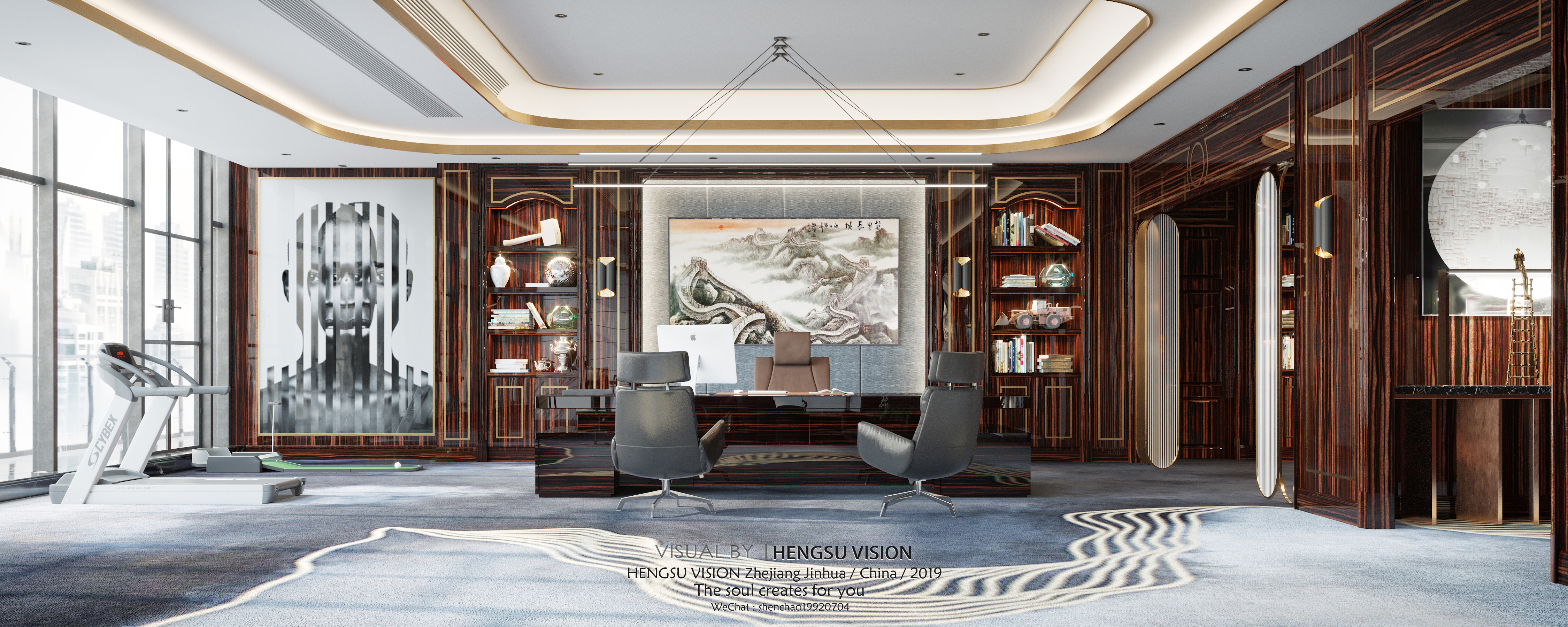 杭州永翼大厦时尚办公空间设计-8