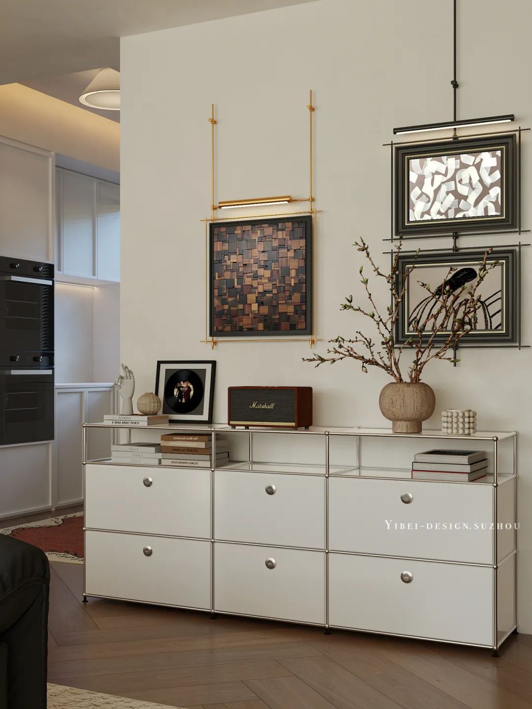 苏州中古风家装设计丨中国苏州丨YIBEI DESIGN-17