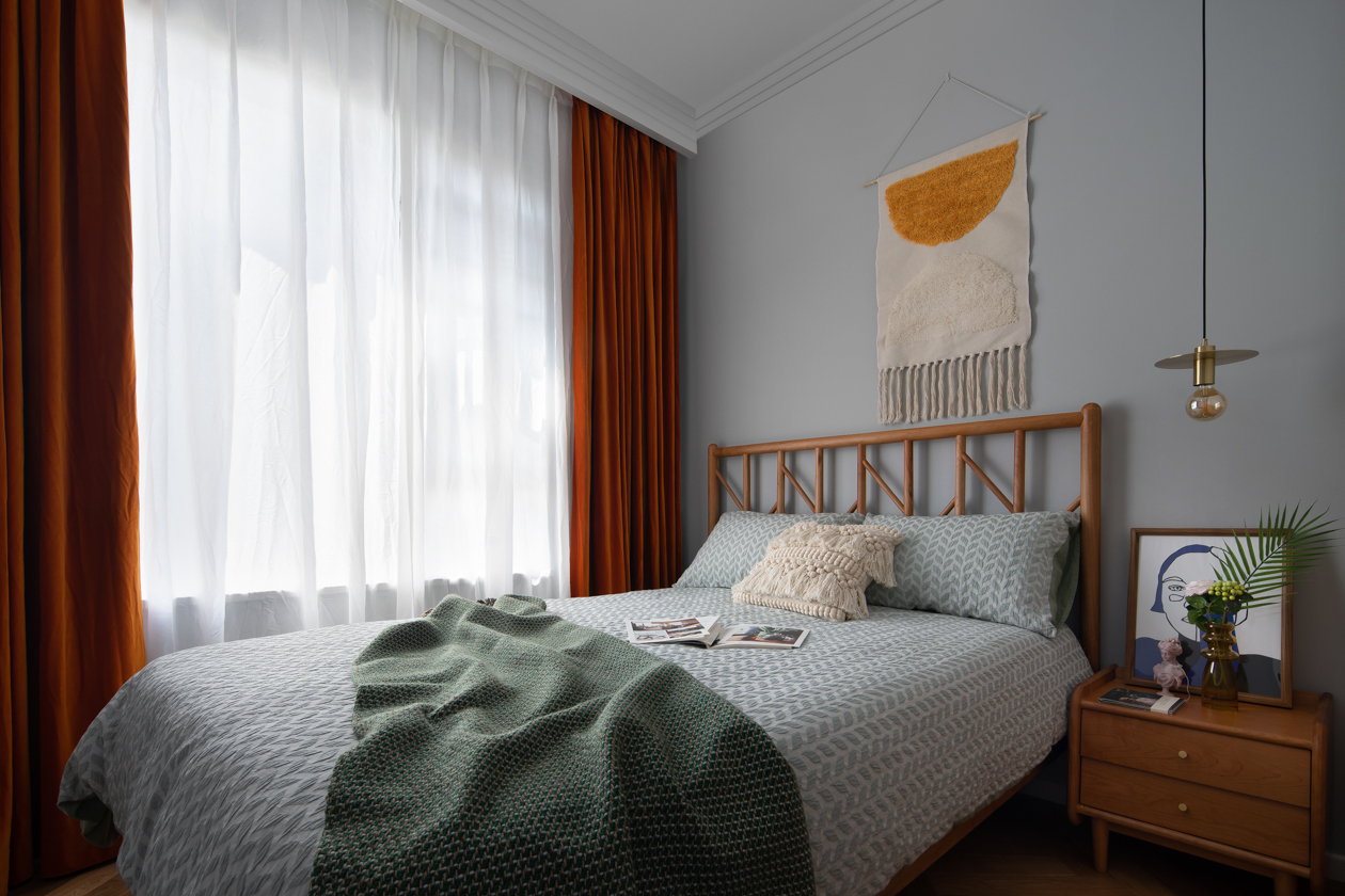 90㎡精装房爆改,复古风格摄影家专属家-48