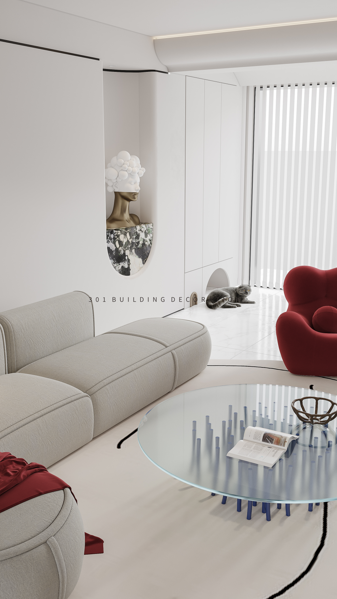 极简之美,盛放心中的热爱丨三零一建筑装饰事务所-0