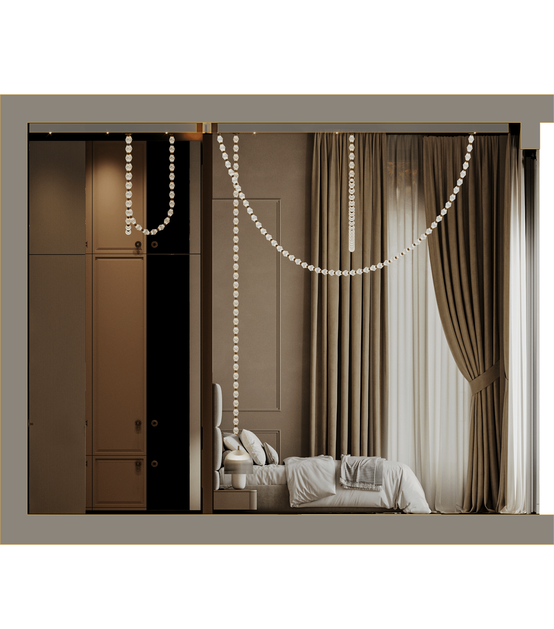 MASTER BEDROOM 室内设计丨ODA DEZEEN,3D DEZEEN-25