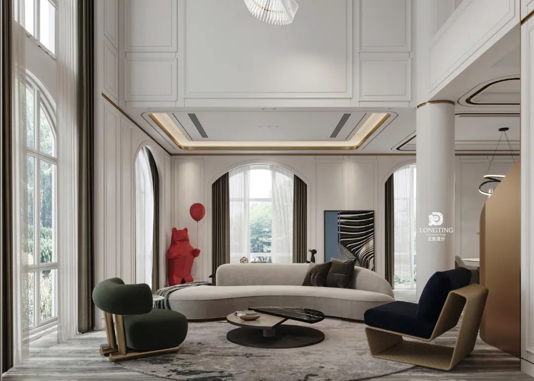 天澜湾现代轻奢艺术空间丨龙庭设计-34