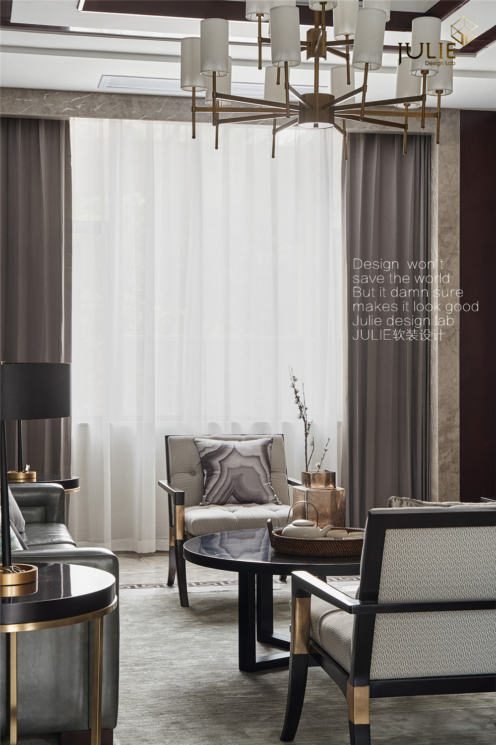 杭州东海闲湖城新中式混搭设计,呈现雅致空间-17