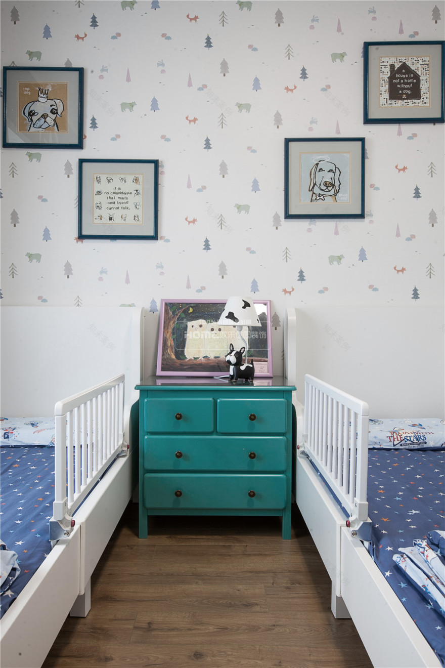 昆明红星紫郡现代美式家居设计-37